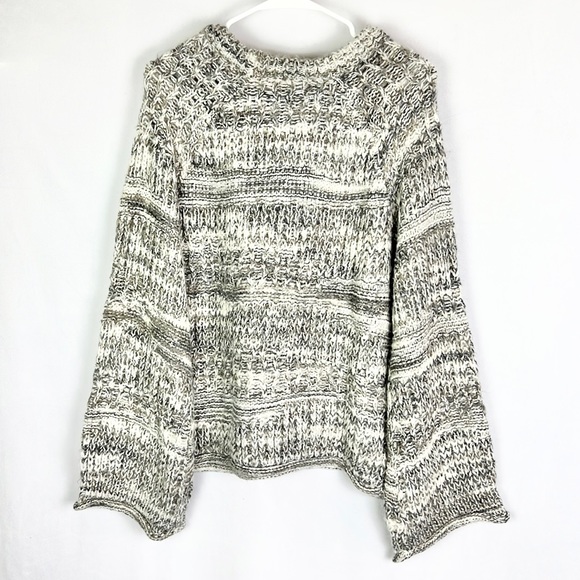 UNIVERSAL THREAD |🧶 Gray White Super Chunky Oversized Thick Knit Sweater ✨NWT!✨ - Picture 3 of 9